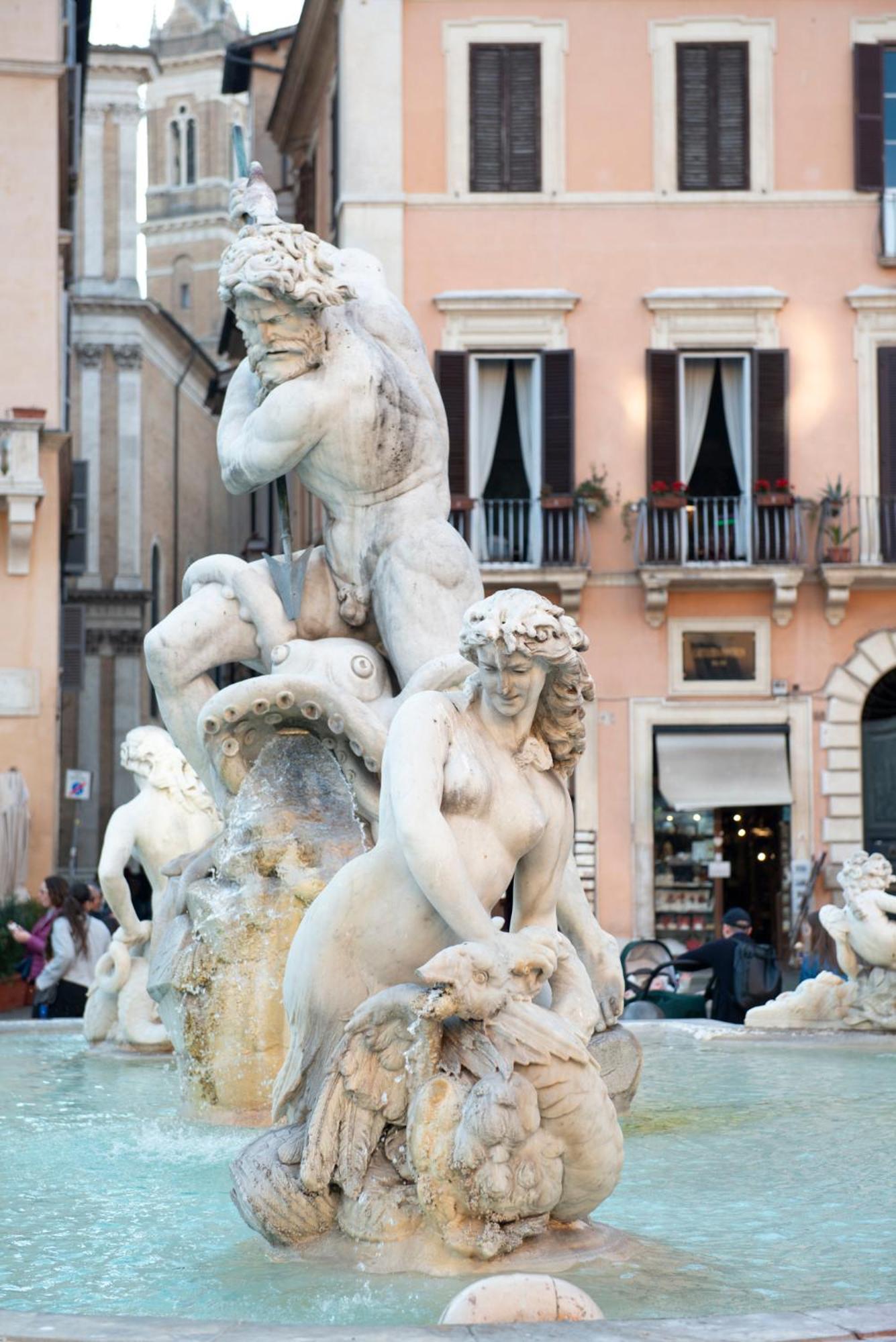 Ferienwohnung Navona Charming Balcony Rom Exterior foto